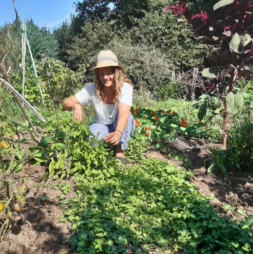 jardinage petit groupe, aïale, hortithérapie, nature, écothérapie, jardinage, jardin, prendre soin de soi, nature bien-être, nature santé, mains dans la terre, relaxation dans la nature, Biarritz, Pays basque, connexion nature, relaxation jardin, apaisement, plein-air, particuliers, entreprises, associations, côte basque, Bidart, BAB